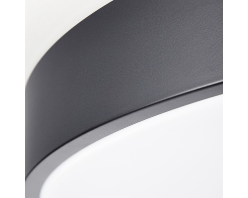 Detaljvy av en rund taklampa