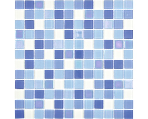 Mosaik glas CM 4SE8L blå 30 x 30 cm