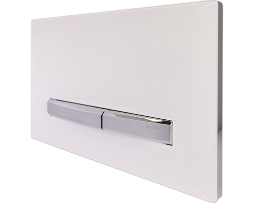 Spolplatta GEBERIT Sigma 50 platta vit blank / knapp krom blank 115.788.11.2 Manöverpanel för toalett med två knappar
