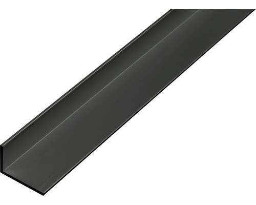 Vinkelprofil ALBERTS aluminium svart eloxerad 20x10x1mm 1m