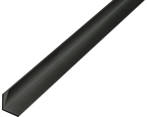 Vinkelprofil ALBERTS aluminium svart eloxerad 15x15x1mm 2m Vinkelprofil av metall