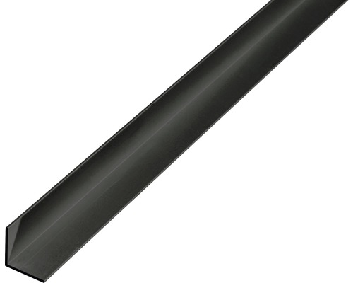 Vinkelprofil ALBERTS aluminium svart eloxerad 20x20x1mm 2m Vinkelprofil av metall