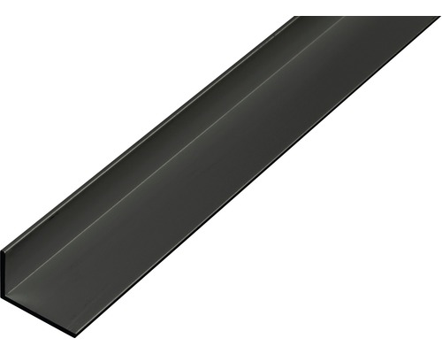 Vinkelprofil ALBERTS aluminium svart eloxerad 20x10x1mm 2m