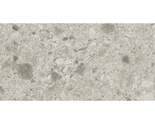 Närbild av en betongplatta med stenmönster