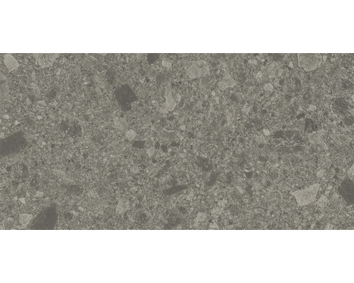 Grått golvkakel med terrazzo-utseende