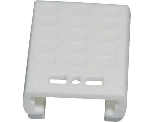 Plastskydd för rulljalusens styrskena