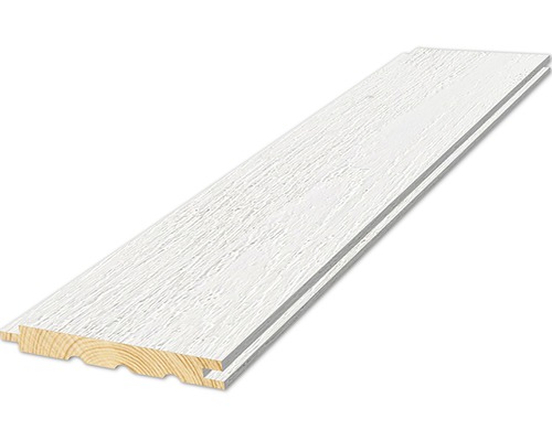 Träpanel MOELVEN Rough natur vit gran 14X120x4200 mm