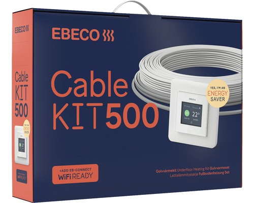 Golvvärme EBECO Cable Kit 500 470 W 43 m 8961086-0