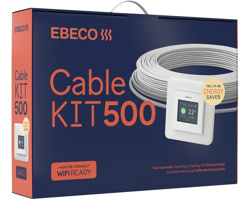 Golvvärme EBECO Cable Kit 500 470W 43m 8961086