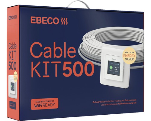 Golvvärme EBECO Cable Kit 500 260 W 23 m 8961083