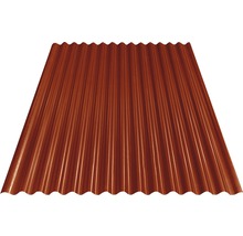 Takplåt PRECIT Sinus 18 röd 1500x883x0,4 mm