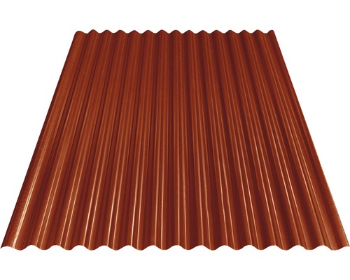 Takplåt PRECIT Sinus 18 röd 1500x883x0,4 mm Takplåt PRECIT Sinus 18 röd 1500x883x0,4 mm