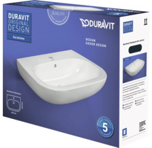 Förpackning av ett Duravit DuraHome tvättställ