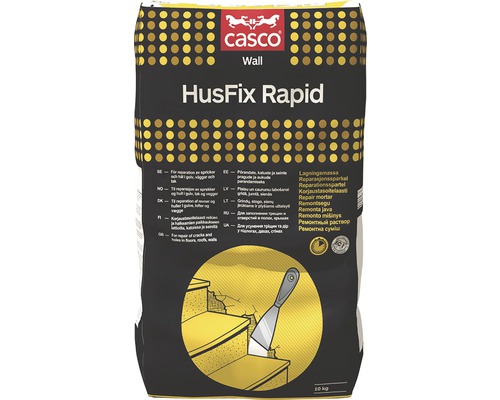 Lagningsspackel CASCO husfix rapid 10kg Casco HusFix Rapid väggspackel i säck