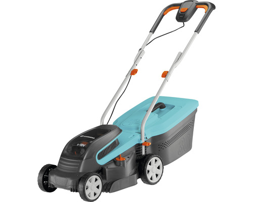 Gardena batteridriven gräsklippare med uppsamlare