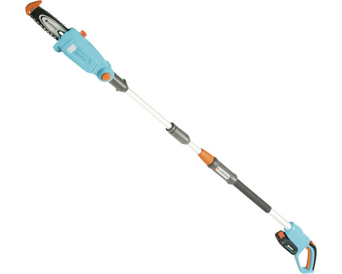Gardena batteridriven stångsåg med teleskopskaft för trädvård