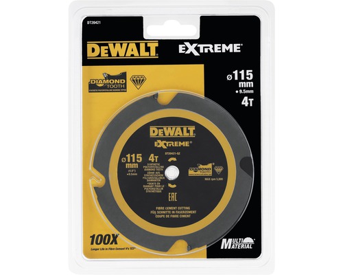 Dewalt Extreme diamantkapskiva, 115 millimeter diameter