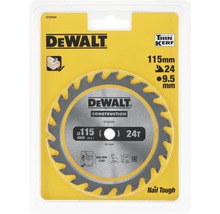 DeWalt sågklinga med en diameter på 115 millimeter för trä