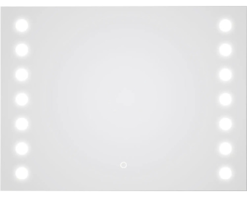LED-spegel DSK Silver Hollywood 80x60cm