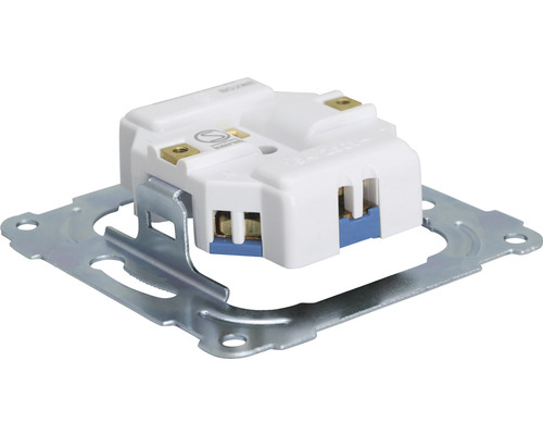 Strömbrytarinsats med stödring för elinstallation