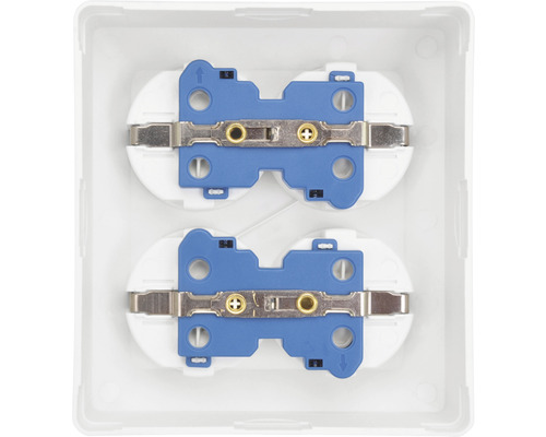 Dubbeluttag med infälld dosa