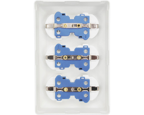 Trippel apparatdosa för installation av elinstallationer