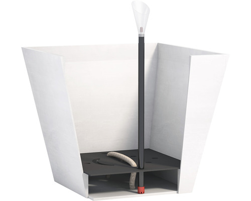 Blomlåda med bevattningssystem