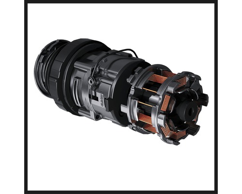 Inre vy av en elmotor