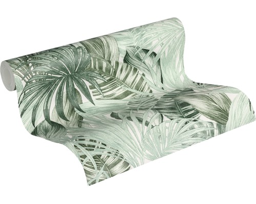 Tapetrulle med bladmönster