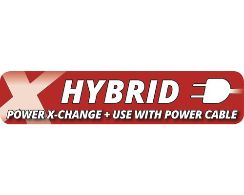Hybrid Power X-Change plus användning med strömkabel