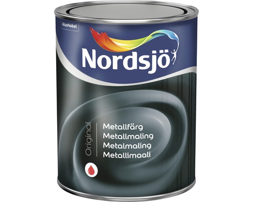Metallfärg NORDSJÖ Original svart 1L