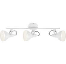 Taklampa med tre lampor och roterbara spotlights för flexibel belysning