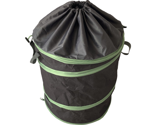 Trädgårdsavfallssäck av plast med handtag