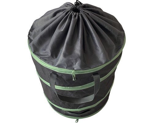 Trädgårdsavfallssäck med dragsko och handtag