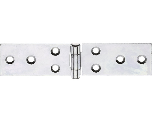 Ledgångjärn KAISERTHAL 140x32x1,5mm sendzimirförzinkad Dörrband med sex hål för fastsättning