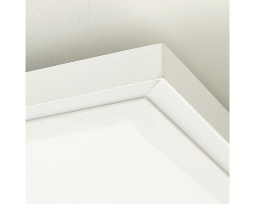 Detalj av ett vitt tak med dekorlist