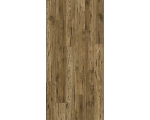 Lagt vinylgolv med träutseende