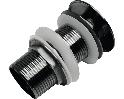 Bottenventil med gänga och tätningar för tvättställ