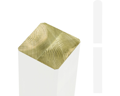 Närbild av tvärsnitt av träbalk