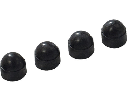 Fyra svarta skyddskåpor