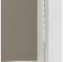 Brunaktig rullgardin med manöverkedja