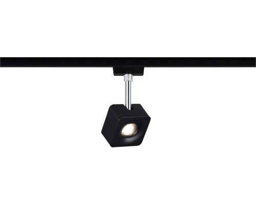 Spotlight PAULMANN URail Cube LED 8W 770lm 2700K 230V mattsvart Spotlight PAULMANN URail Cube LED 8W 770lm 2700K 230V mattsvart