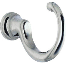 Enkel klädkrok av metall