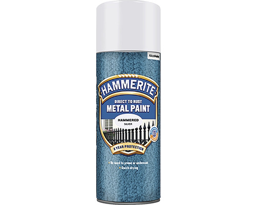 Hammarlack spray silver 400ml-0