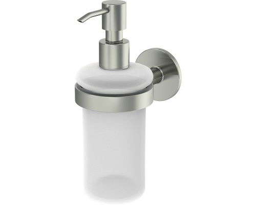 Tvålpump LENZ Noa nickel matt frostad glas 4608322 Tvålpump LENZ Noa nickel matt frostad glas 4608322