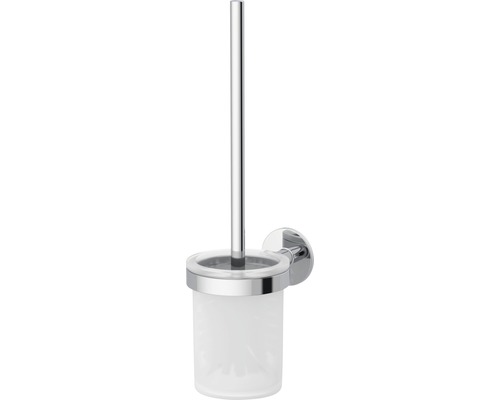 WC-borstset LENZ Vida krom blank frostad glas 4409602 WC-borstset LENZ Vida krom blank frostad glas 4409602