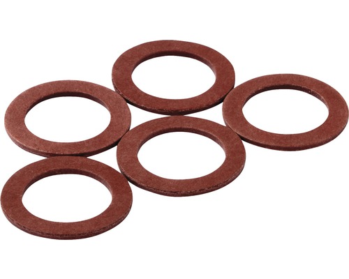 Set med fem fiberbrickor