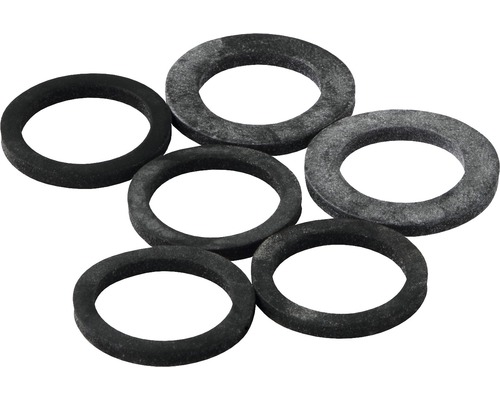 Tätningssats av gummi, sex stycken