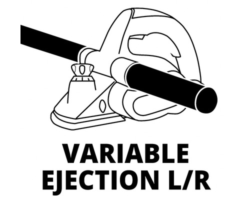 Variabel utkastningsriktning vänster/höger