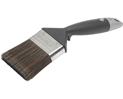 Platt pensel med en bredd på 75 mm och plasthandtag